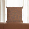 Indoor/Outdoor complete cushion - 45 x 45 - Pattern with brown color - Australian made
