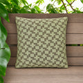 Indoor/outdoor complete cushion - 45 x 45 - Pattern with green, orange colors - Australian made